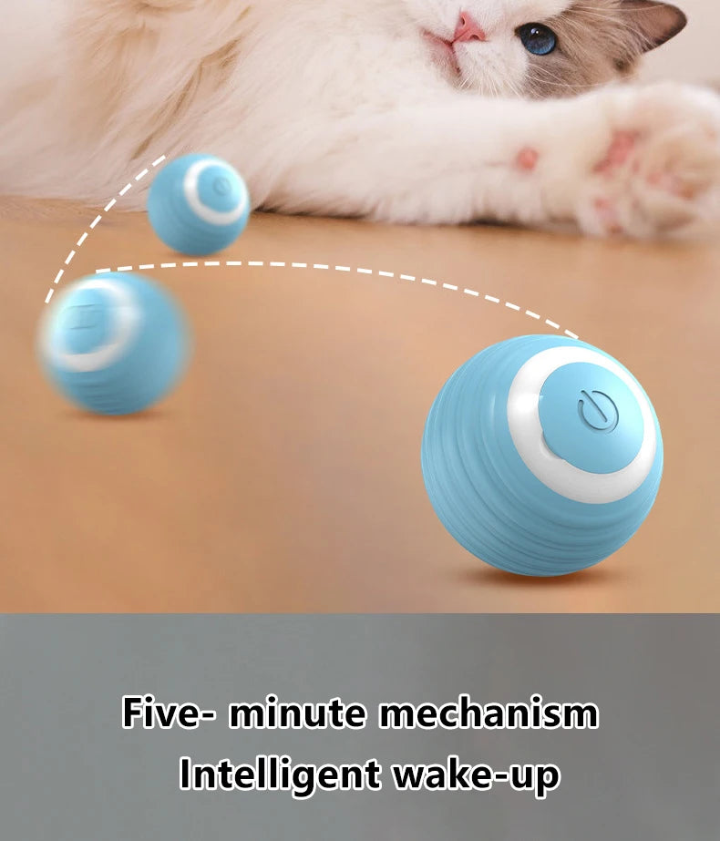 Smart Interactive Cat Toy: Automatic Rolling Magic Ball for Indoor Play