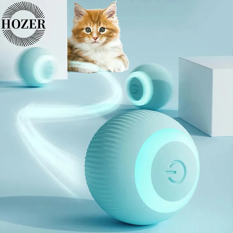 Smart Interactive Cat Toy: Automatic Rolling Magic Ball for Indoor Play